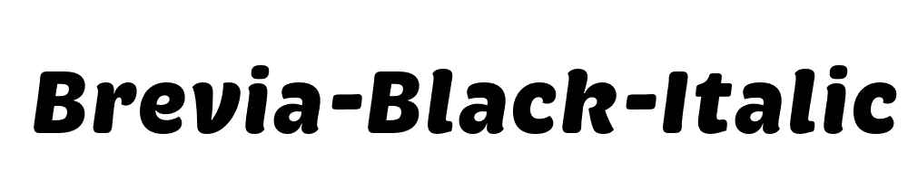 Brevia-Black-Italic