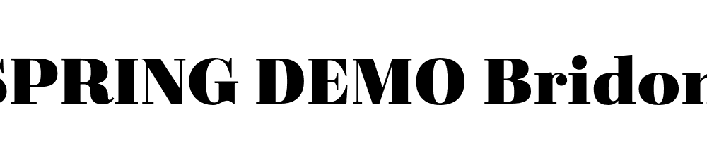  DEMO Bridone Bold