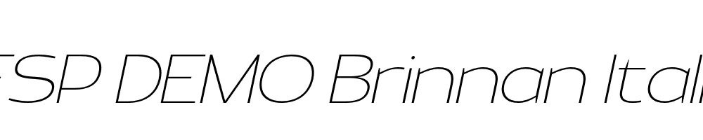 FSP DEMO Brinnan Italic