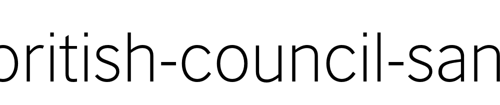 British Council Sans