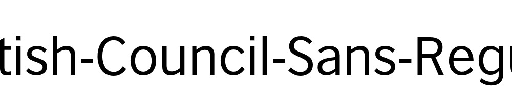 British-Council-Sans-Regular