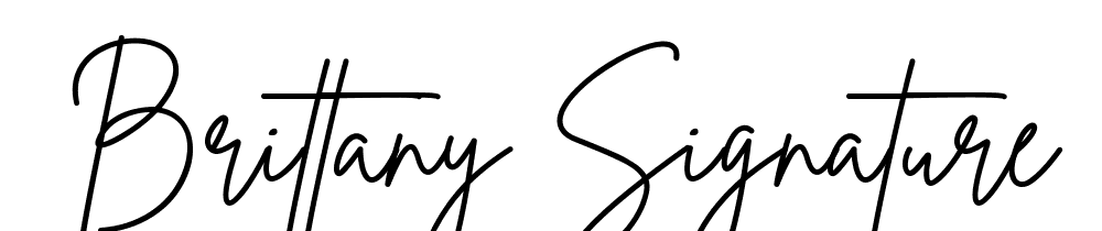 Brittany Signature