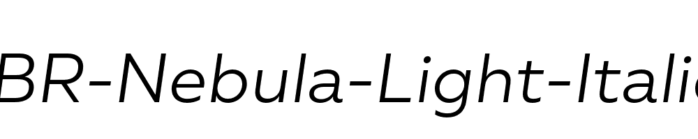 BR-Nebula-Light-Italic