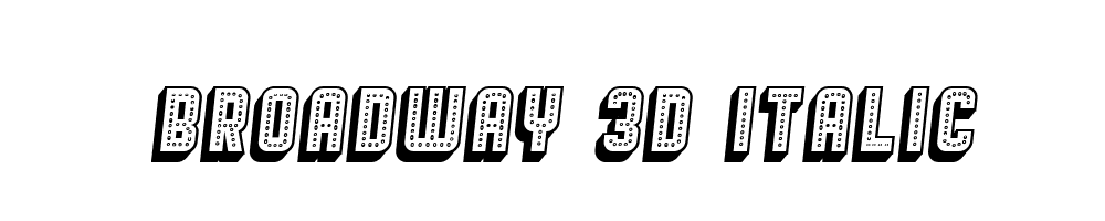 Broadway-3D-Italic