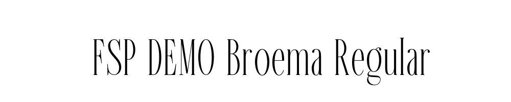 FSP DEMO Broema Regular