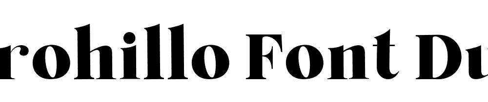 Brohillo Font Duo