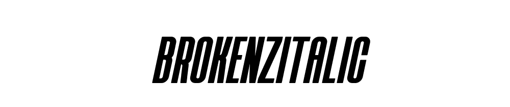 Brokenzitalic