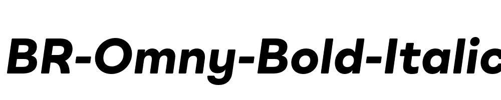 BR-Omny-Bold-Italic