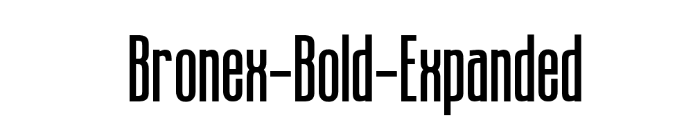 Bronex-Bold-Expanded