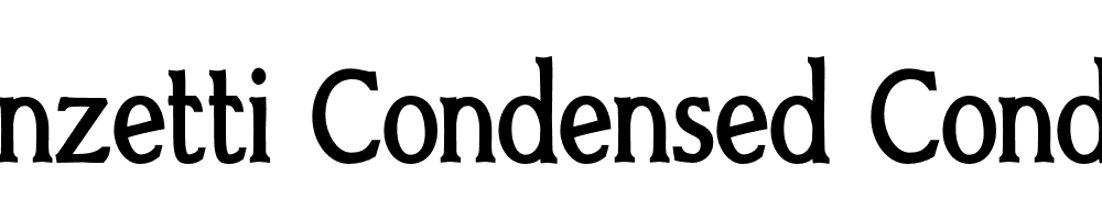  DEMO Bronzetti Condensed Condensed Bold