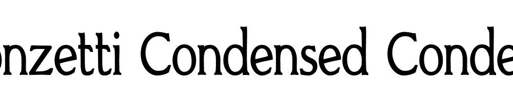  DEMO Bronzetti Condensed Condensed Regular