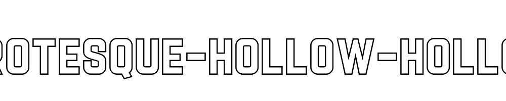 Brotesque-Hollow-Hollow