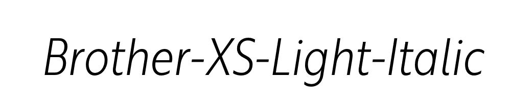 Brother-XS-Light-Italic