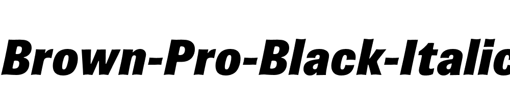 Brown-Pro-Black-Italic