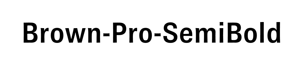 Brown-Pro-SemiBold