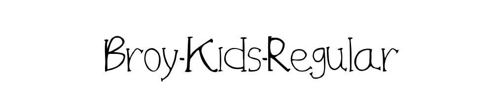 Broy-Kids-Regular