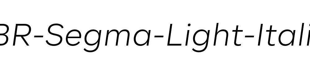 BR-Segma-Light-Italic