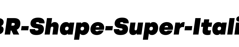 BR-Shape-Super-Italic