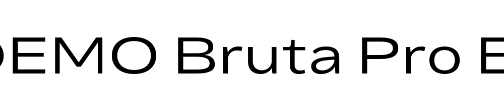  DEMO Bruta Pro Extended Regular