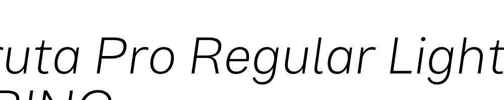  DEMO Bruta Pro Regular Light Italic Regular