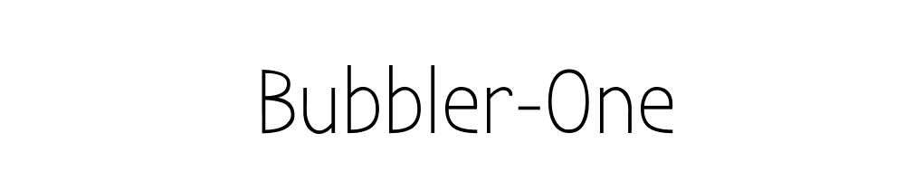 Bubbler-One