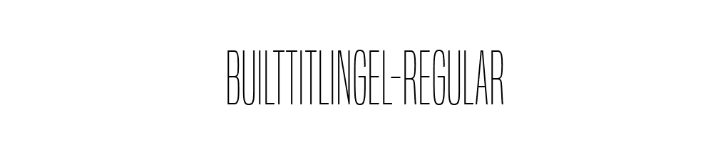 BuiltTitlingEl-Regular