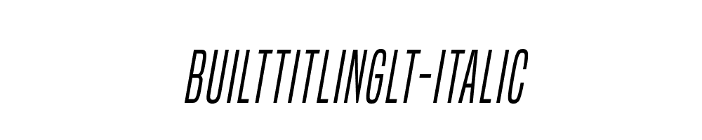 BuiltTitlingLt-Italic