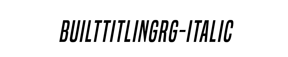 BuiltTitlingRg-Italic