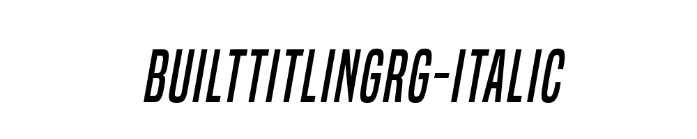 BuiltTitlingRg-Italic