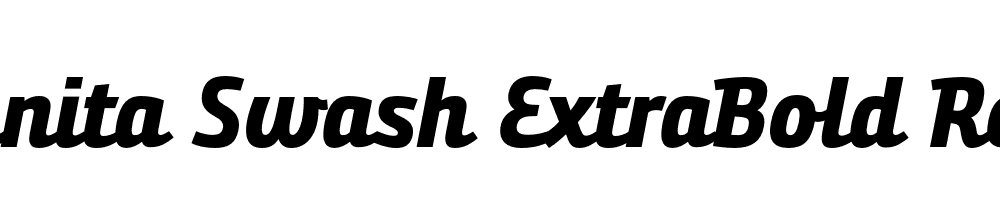  DEMO Bunita Swash ExtraBold Regular Italic