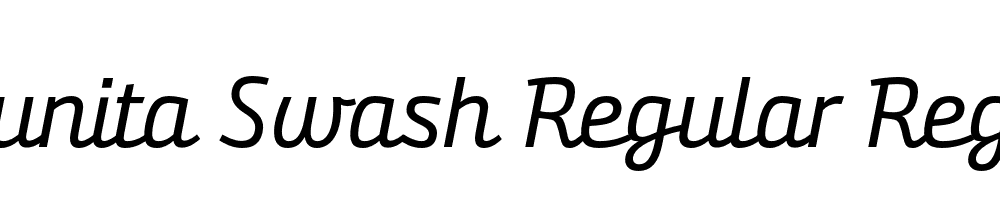  DEMO Bunita Swash Regular Regular Italic