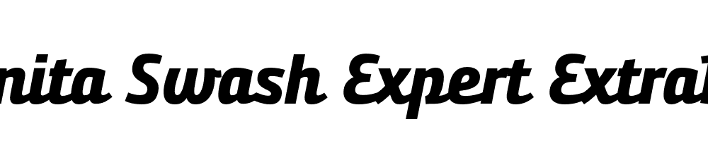  DEMO Bunita Swash Expert ExtraBold Regular Italic