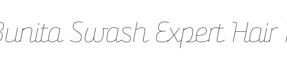  DEMO Bunita Swash Expert Hair Regular Italic