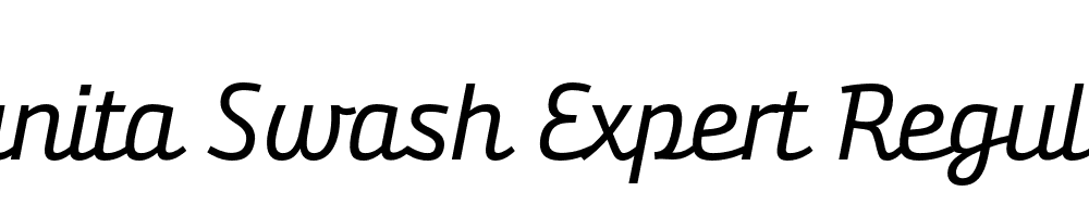  DEMO Bunita Swash Expert Regular Regular Italic