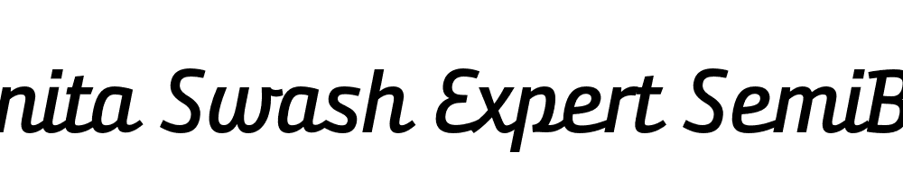  DEMO Bunita Swash Expert SemiBold Regular Italic