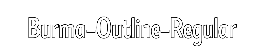 Burma-Outline-Regular