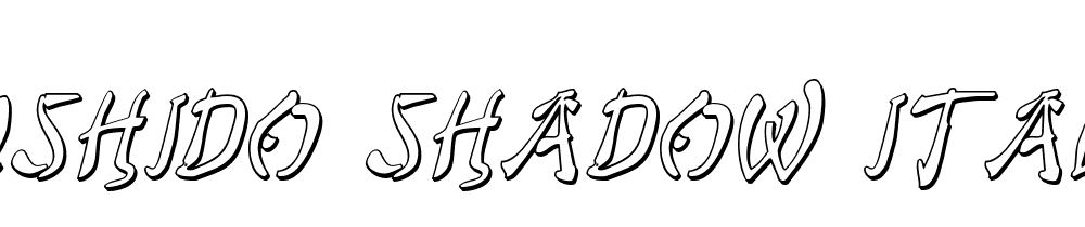 Bushido Shadow Italic