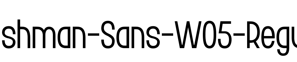 Bushman Sans W05 Regular