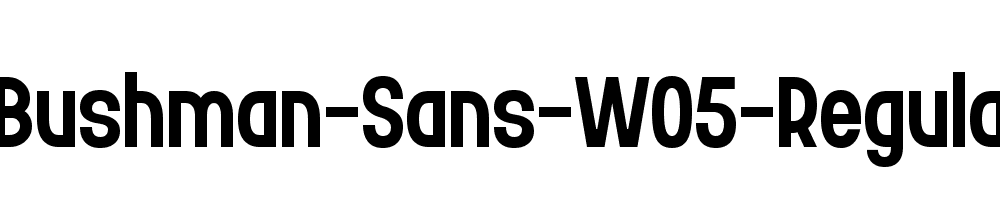 Bushman-Sans-W05-Regular