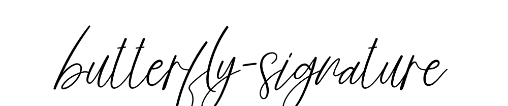 Butterfly Signature