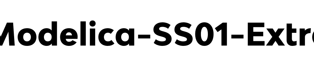 Bw-Modelica-SS01-ExtraBold