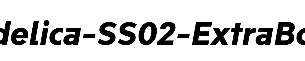 Bw-Modelica-SS02-ExtraBold-Italic