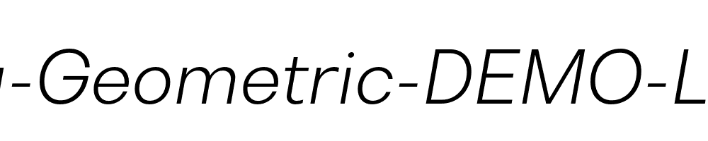 Bw-Nista-Geometric-DEMO-Light-Italic