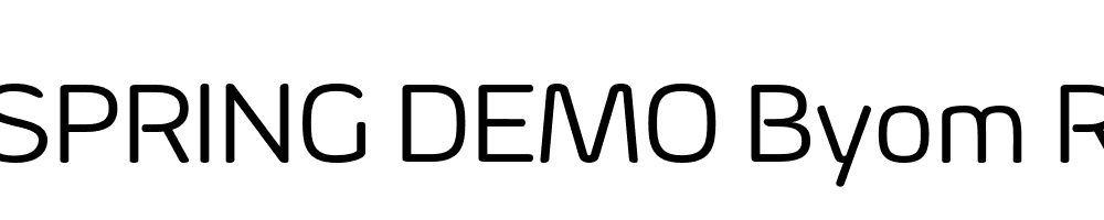  DEMO Byom Regular