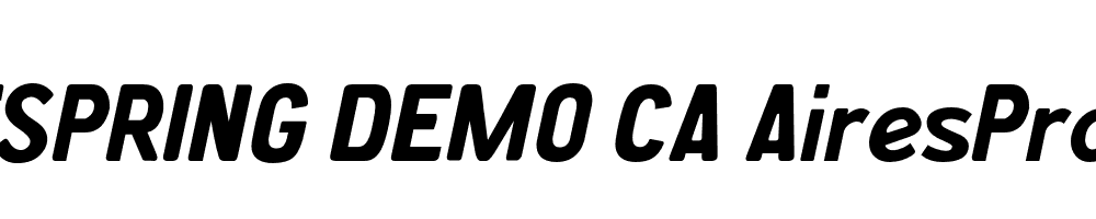  DEMO CA AiresPro Italic