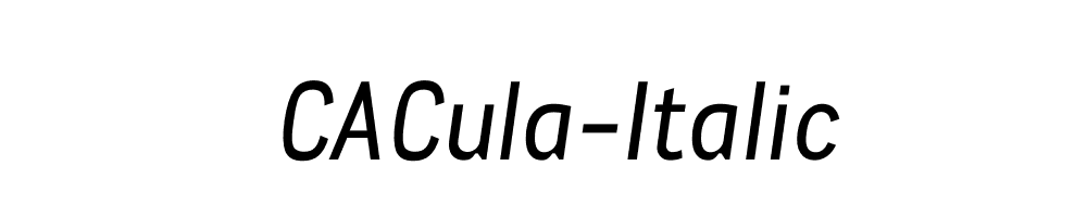 CACula-Italic