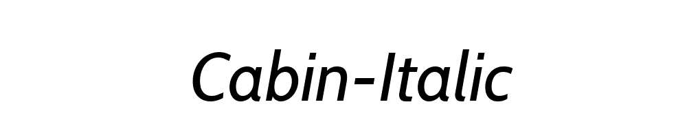 Cabin-Italic