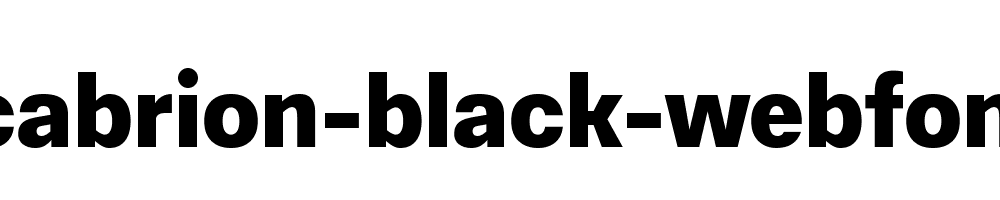cabrion-black-webfont