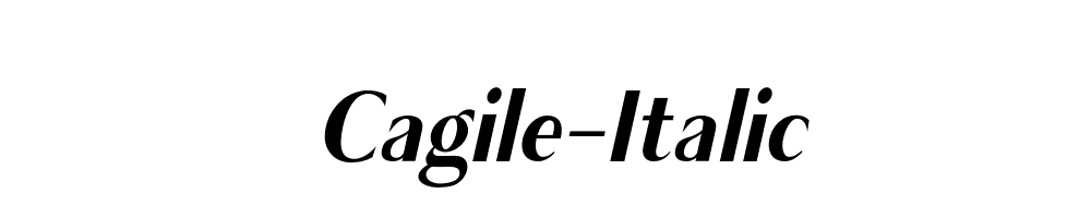 Cagile-Italic