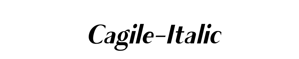 Cagile-Italic